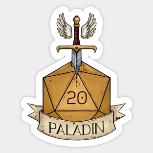 D20 - Paladin Sticker